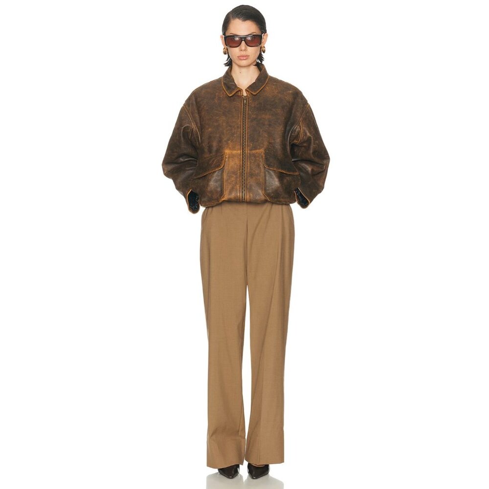 Stella McCartney Melange Tailoring Pants Toffee - Picture 5 of 6